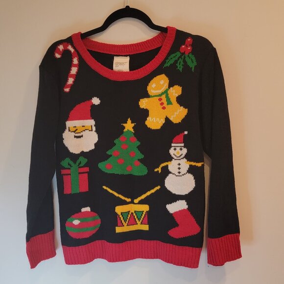 Forum Novelties Everything Christmas Sweater, Women's Size Small - Picture 1 of 5